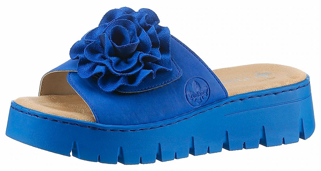 Rieker Pantolette, Plateau, Sommerschuh, Schlappen mit günstig online kaufen