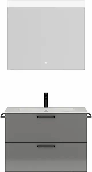 nobilia® Badmöbel-Set »Tolvina« vormontiert, mit Soft-Close, 2 Stk. tlg. günstig online kaufen