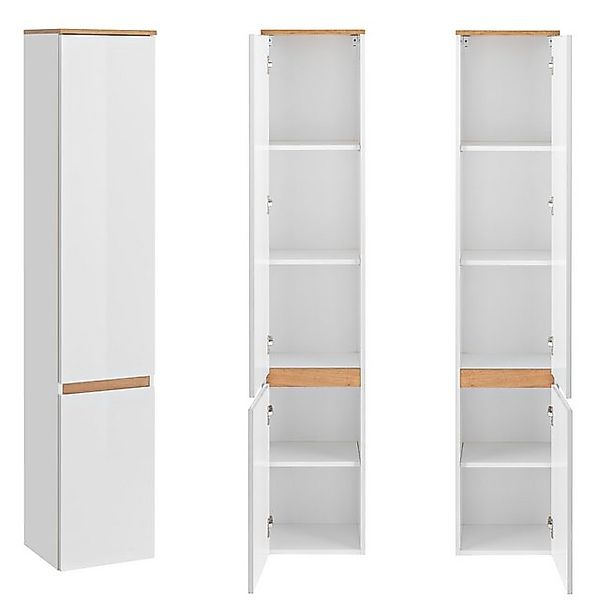 Lomadox Hochschrank CAMPOS-56 Badezimmer mit 2 günstig online kaufen