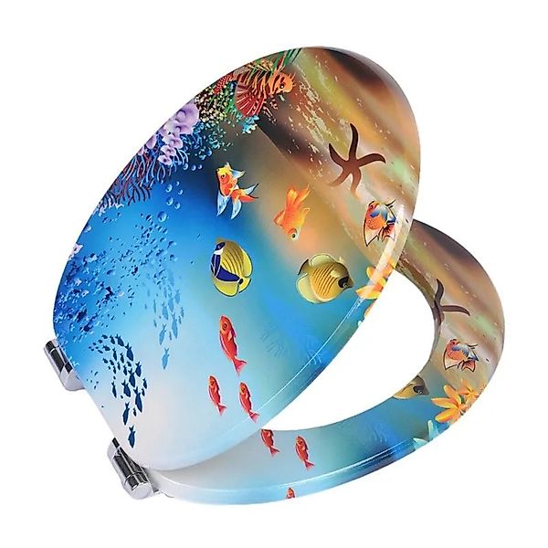 SINOBATH WC Sitz Mit Absenkautomatik MDF Holzkern H089 günstig online kaufen