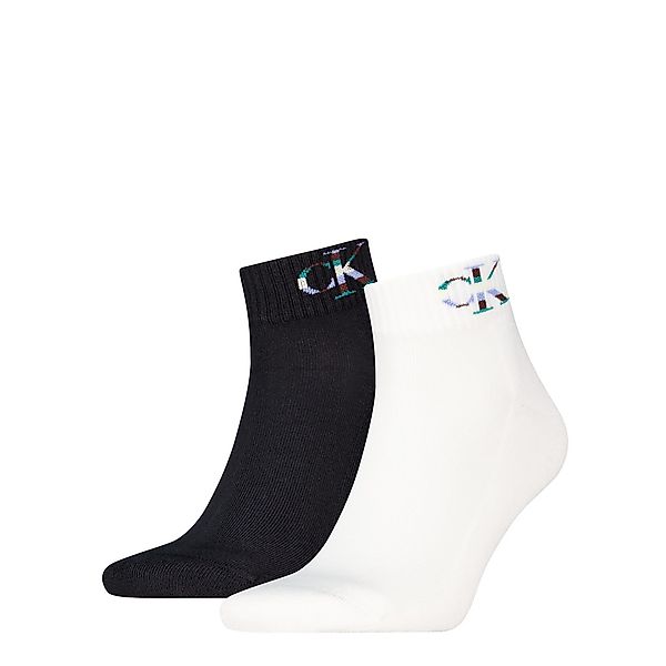 Calvin Klein Jeans Kurzsocken "CKJ MEN QUARTER MONOGRAM" 2 Paar, mit dezent günstig online kaufen