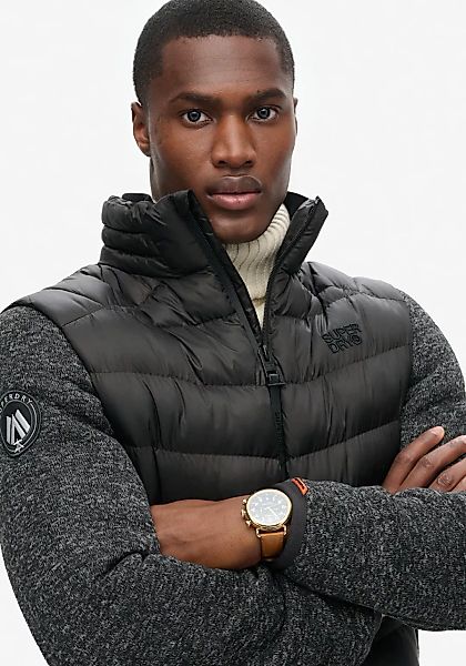 Superdry Steppjacke "STORM KNIT HYBRID PADDED JKT", mit Kapuze günstig online kaufen