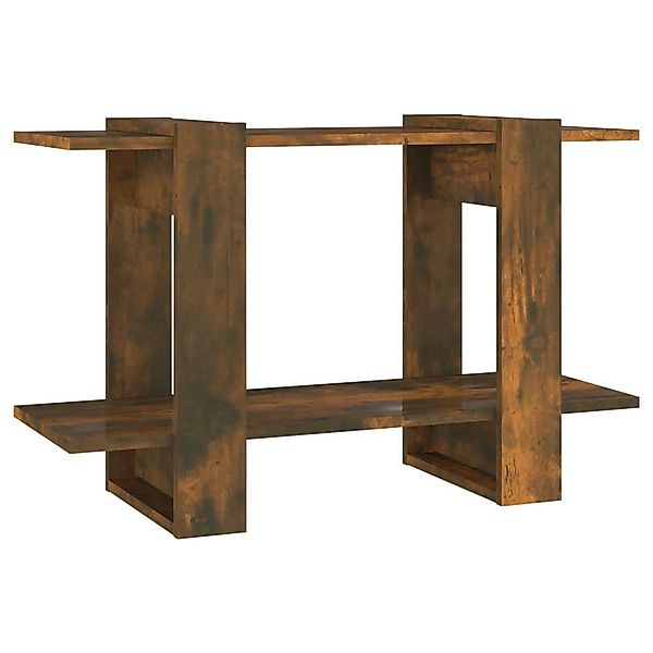 vidaXL Bücherregal Bücherregal/Raumteiler Räuchereiche 80x30x51 cm, günstig online kaufen