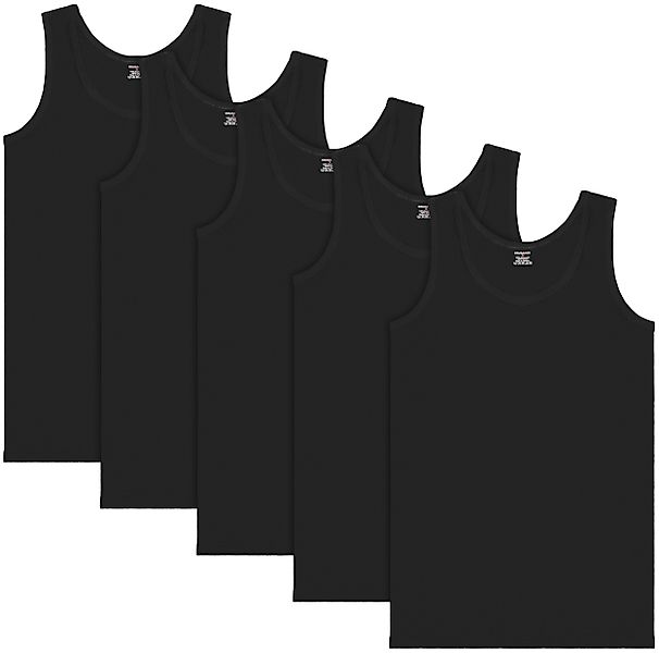 BRUBAKER Tanktop Classic Herren Unterhemd Tank Top (5er-Pack) Schlichtes Ba günstig online kaufen