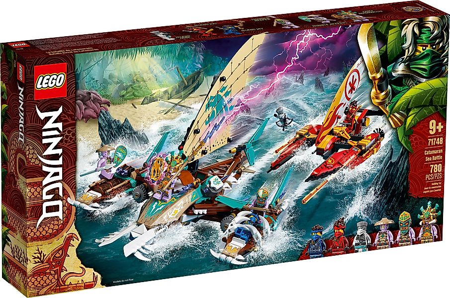 LEGO® Ninjago 71748 Duell der Katamarane günstig online kaufen