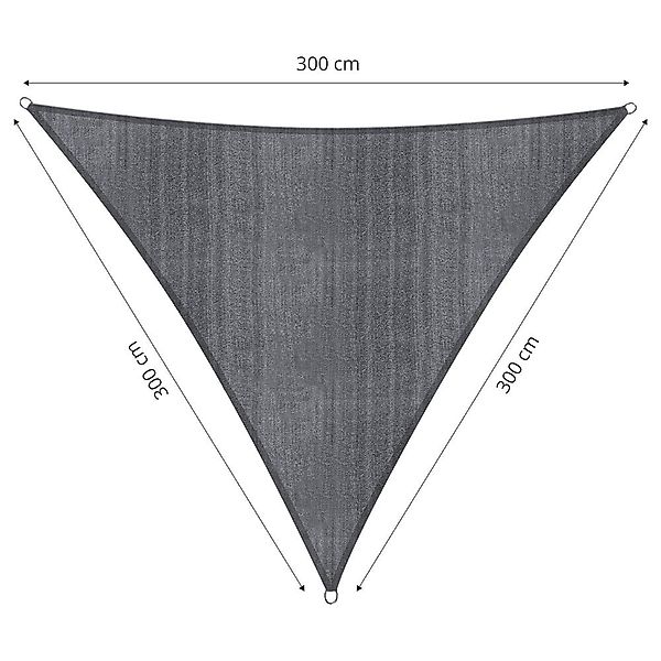 Lumaland Sonnensegel Dreieck 3 x 3 günstig online kaufen