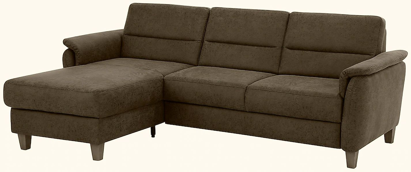 Home affaire Ecksofa "Palmera L-Form, B: 244 cm" optional Bettfunktion & Be günstig online kaufen
