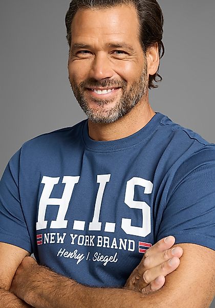 H.I.S T-Shirt mit trendigem Markenlogo im günstig online kaufen