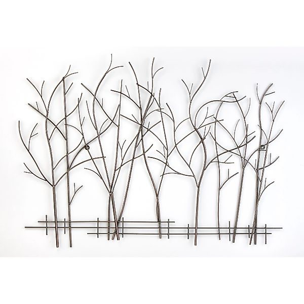 Kobolo Wandbild Wanddeko Metallbild STICKS Metall Silber günstig online kaufen