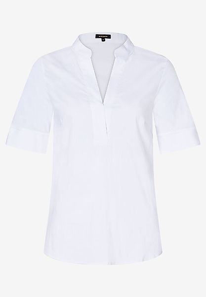 MORE&MORE Hemdbluse Blouse with V-Neck günstig online kaufen