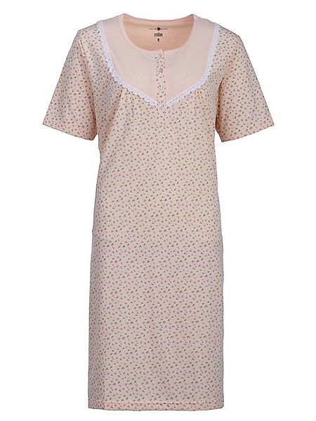 zeitlos Nachthemd Nachthemd Kurzarm - Mille Fleur Spitze günstig online kaufen