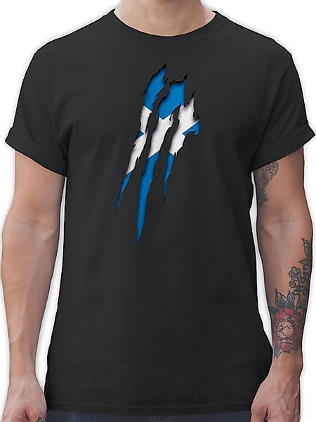 Shirtracer T-Shirt Schottland - Krallenspuren 2026 günstig online kaufen