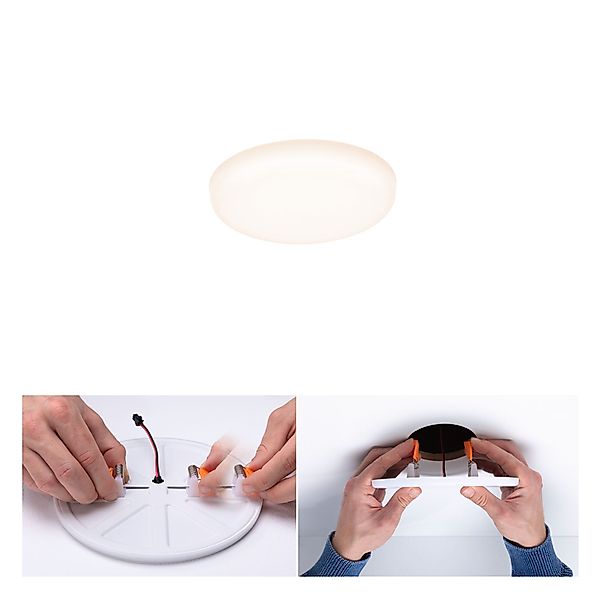 Paulmann "VariFit LED Einbaupanel Veluna IP44 rund 75mm 4,5W 360lm 3000K Sa günstig online kaufen