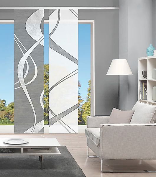 Vision Schiebegardine »TIBONO 2er SET« Paneelwagen 2 Stk. tlg. Bambus-Optik günstig online kaufen