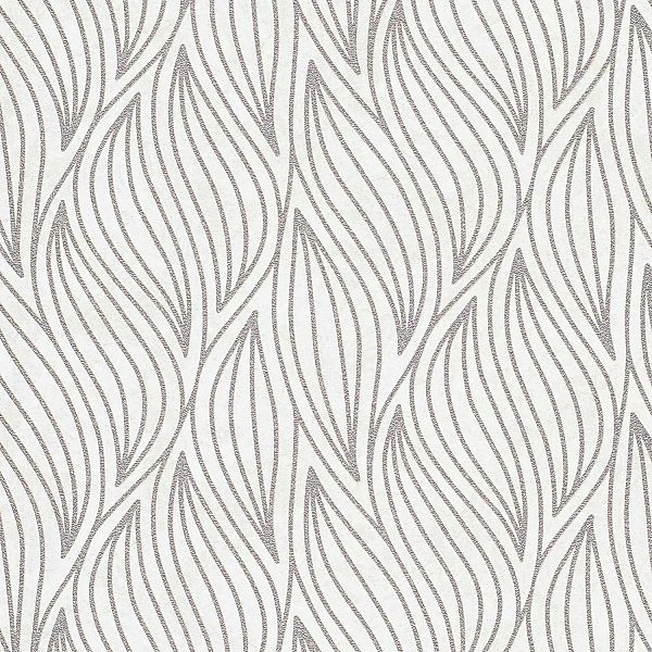 Bricoflor Blätter Tapete Weiß Silber Moderne Vliestapete mit Blättern für E günstig online kaufen