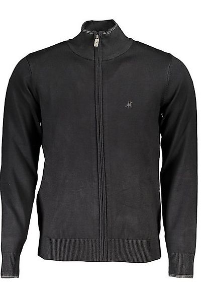 U.S. GRAND POLO Strickpullover Elegante Herren-Strickjacke Schwarz mit Reiß günstig online kaufen