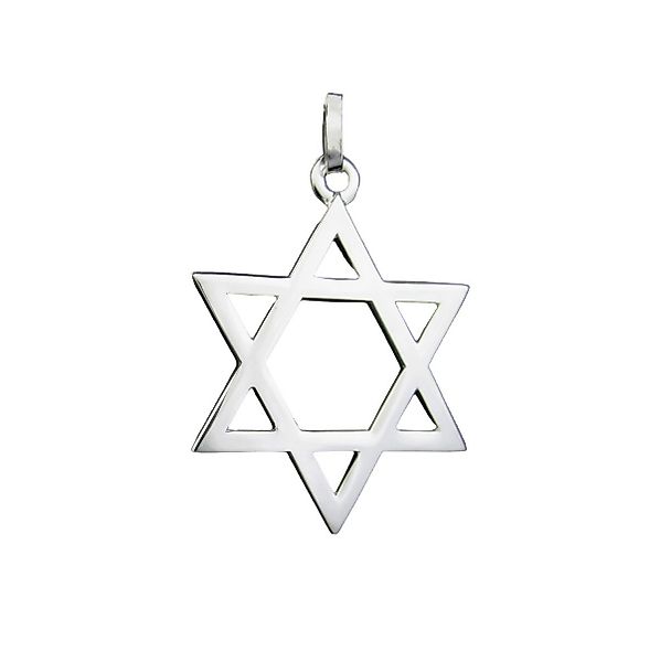 NICEANDnoble Kettenanhänger 925er Silber Kettenanhänger Davidstern günstig online kaufen