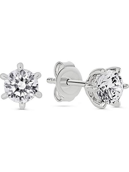 CHRIST Paar Ohrstecker CHRIST Damen-Ohrstecker 585er Weißgold 2 Diamant günstig online kaufen
