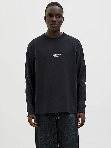 Jack & Jones Herren Langarmshirt JJESOHO TEE LS CREW NECK - Relaxed Fit günstig online kaufen