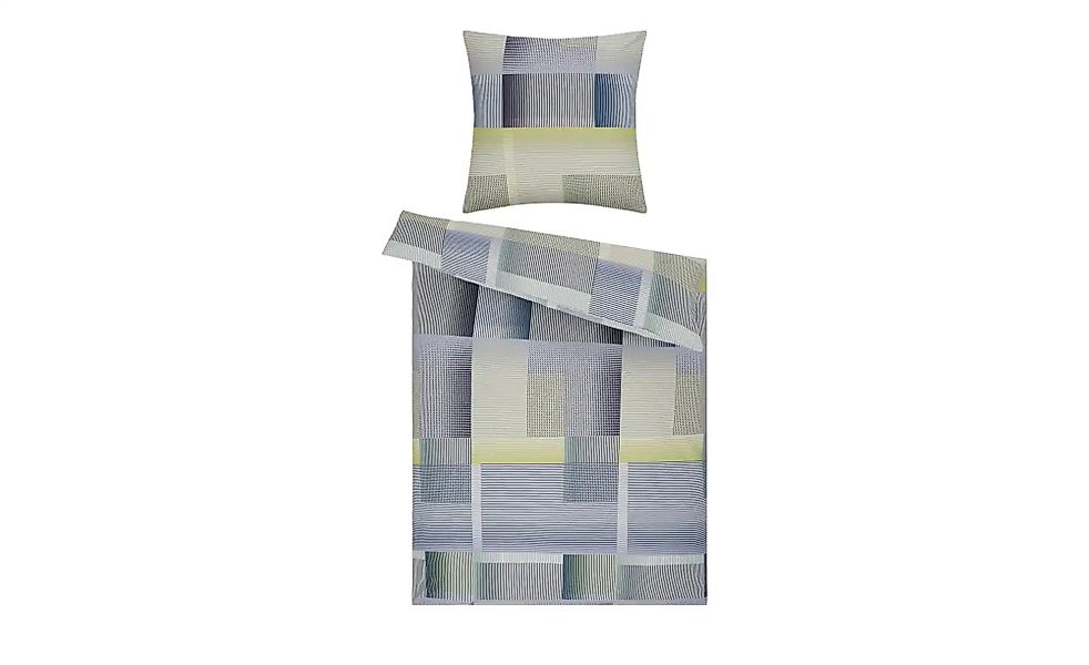 indigo Mako-Satin Bettwäsche  Offset ¦ lila/violett ¦ Maße (cm): B: 135 Bet günstig online kaufen
