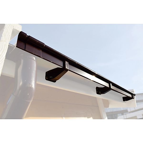 weka Kastendachrinne "Größe 4" Set, braun, Für Pultdächer bis 650 cm günstig online kaufen