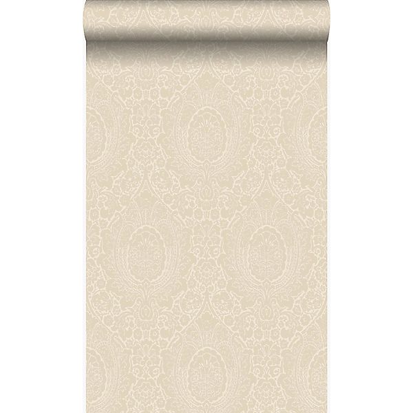 Origin Wallcoverings Tapete Ornamente Sandbeige 53 cm x 10,05 m 345426 günstig online kaufen