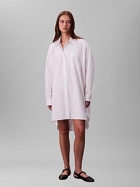 Calvin Klein Jeans Hemdblusenkleid Cotton Oversized günstig online kaufen