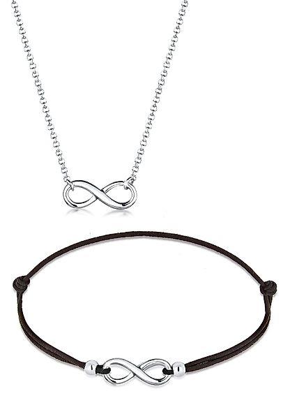 Elli Schmuckset Infinity Unendlichkeit 925 Sterling günstig online kaufen