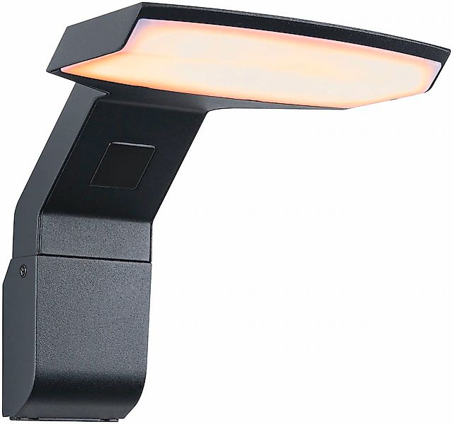 Paulmann LED Außen-Wandleuchte »Zenera 230V anthrazit 2.200 - 3.000 K«, 1 f günstig online kaufen