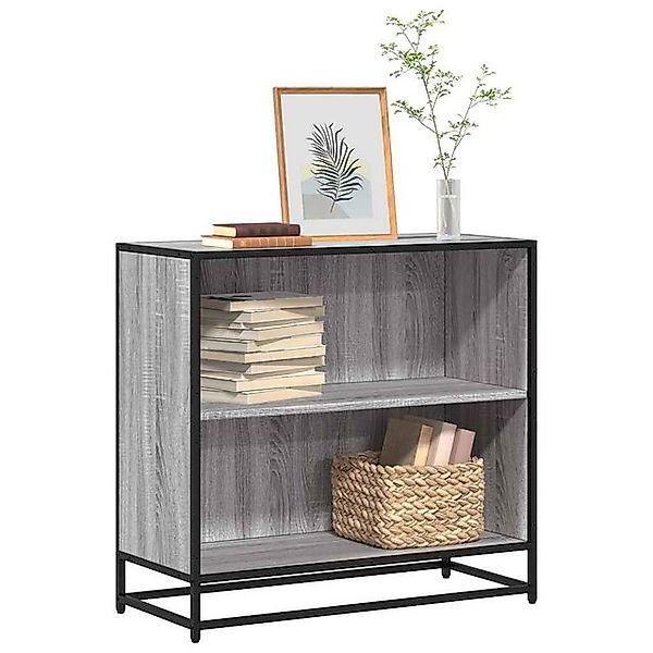 vidaXL Schrankmodule Bücherschrank Grau Sonoma 80,5x35x76 cm Holzwerkstoff günstig online kaufen