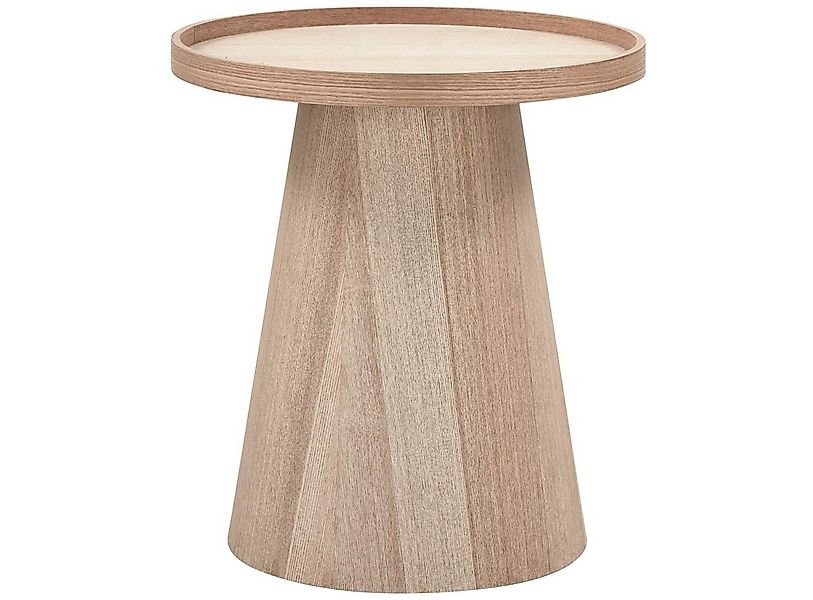 WOOOD Beistelltisch Maud aus Holz Natur, Ø 45 cm günstig online kaufen