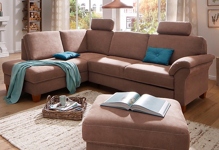 Home affaire Ecksofa Borkum L-Form, mit günstig online kaufen