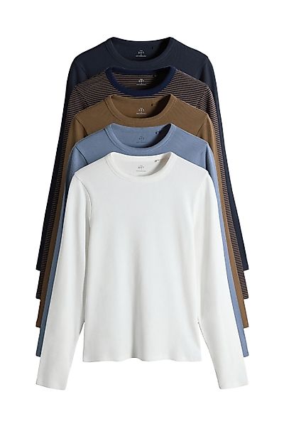 The Set Langarmshirt 5er-Pack The Set günstig online kaufen