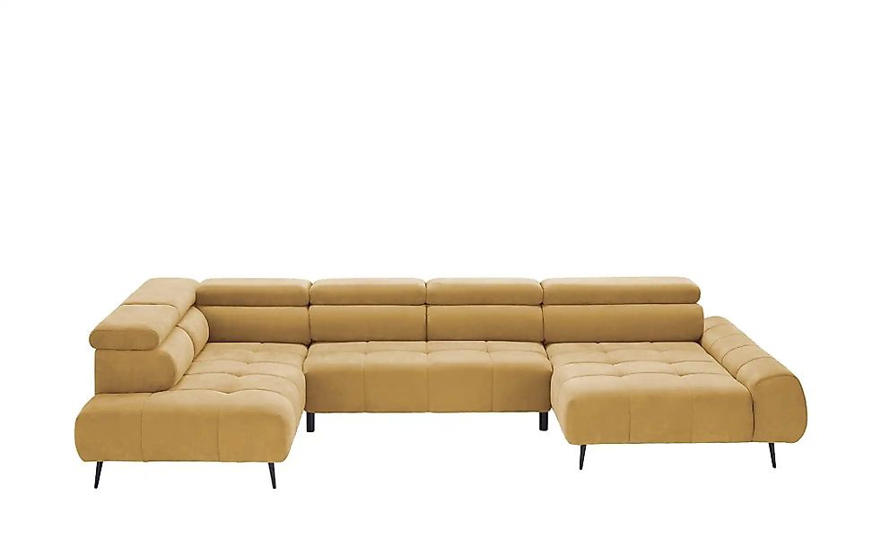 switch Wohnlandschaft  Mavel ¦ gelb ¦ Maße (cm): B: 367 H: 93 T: 208.0 Pols günstig online kaufen