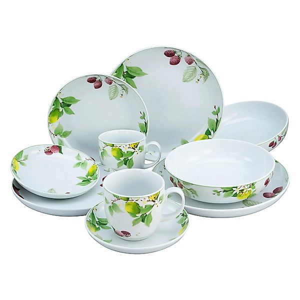 CreaTable Kombiservice Allround - ROYAL ORCHARD grün Porzellan 10 tlg. günstig online kaufen