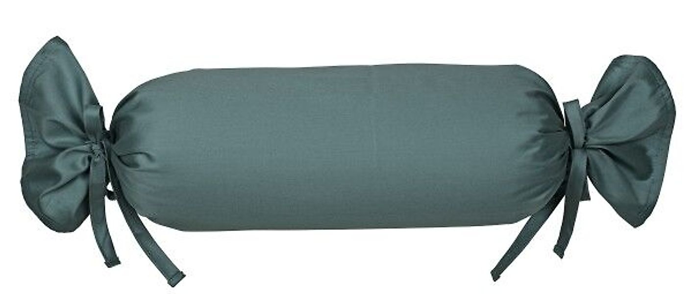 Janine Janine Mako-Satin Bettwäsche Colors 31001 mineralgrün Größe:  15x40 günstig online kaufen