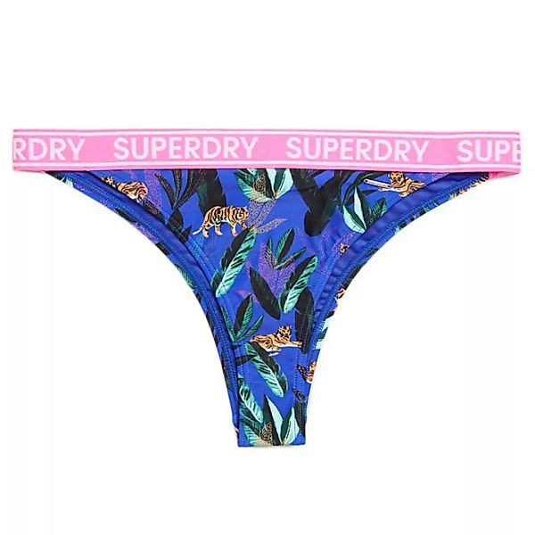 Superdry Jungle Cheeky Brief Bikinihose S Blue Aop günstig online kaufen