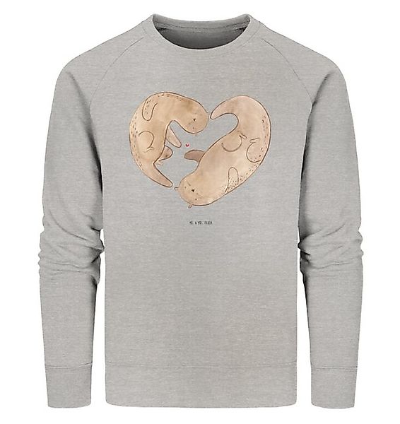 Mr. & Mrs. Panda Longpullover Otter Valentine Größe S - Heather Grey - Gesc günstig online kaufen