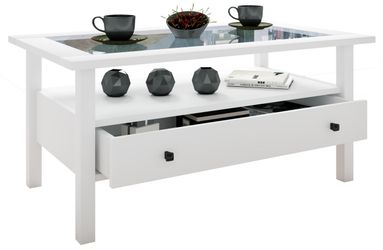 VCM Couchtisch Holz Sofatisch Couchtisch Schublade günstig online kaufen