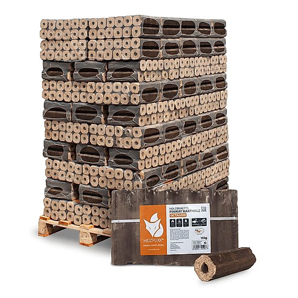 HEIZFUXX Holzbriketts PiniKay Octagon, 960 kg, günstig online kaufen
