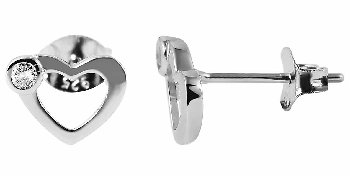 Adelia´s Paar Ohrhänger "Damen Ohrringe – Ohrstecker aus 925 Silber mit Zir günstig online kaufen
