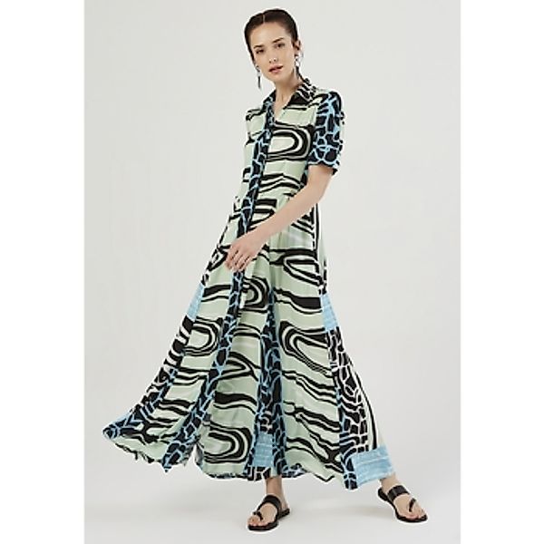 Just Like You  Maxikleider Hemdkleid mit Muster günstig online kaufen