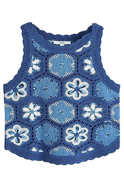 Next Trägertop Geblümtes Tanktop in Häkeloptik (1-tlg) günstig online kaufen