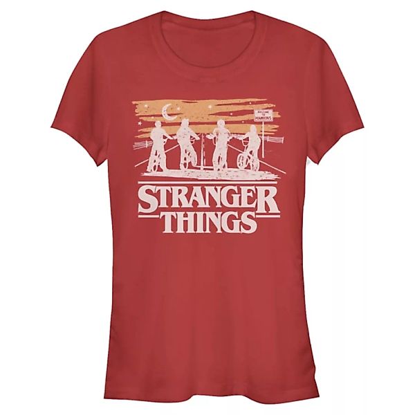 Netflix - Stranger Things - Gruppe Jank Drawing - Frauen T-Shirt günstig online kaufen