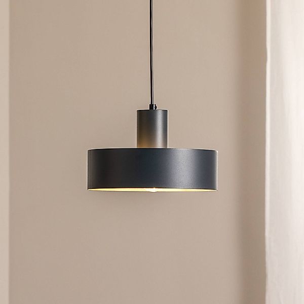 Hängeleuchte Rif M, anthrazit, 1-flammig, Ø 25 cm, Stahl günstig online kaufen
