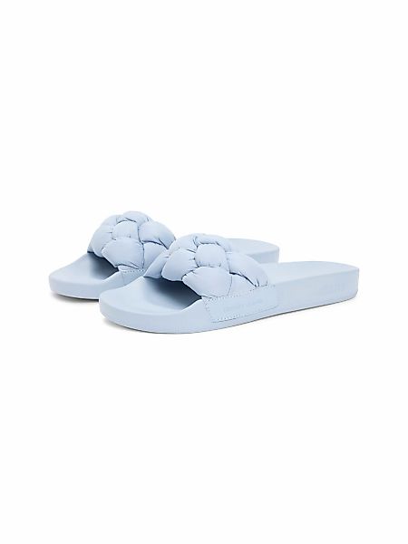 Tommy Jeans Pantolette "TJW BRAIDED SLIDES" Sandale, Pantolette, Flat mit g günstig online kaufen