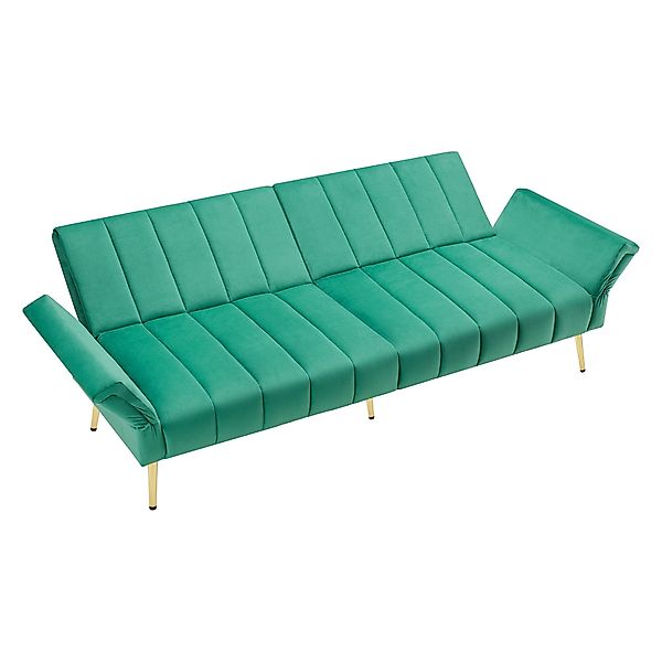 Odikalo Schlafsofa Gepolstertes Sofa Samtstoff klappbares günstig online kaufen