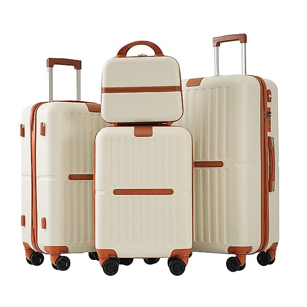 OKWISH Trolleyset Hartschalenkoffer-Set, Hartschalen-Trolley, 4 Rollen, günstig online kaufen