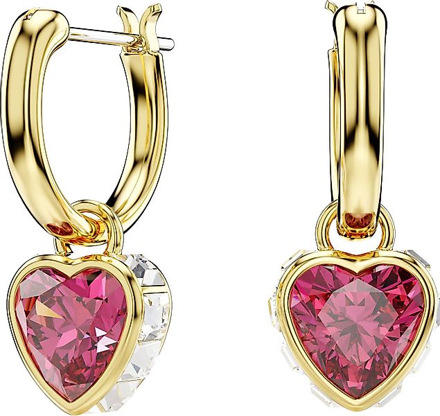 Swarovski Paar Creolen Stilla Drop, mit Swarovski® Kristall - Einhänger abn günstig online kaufen