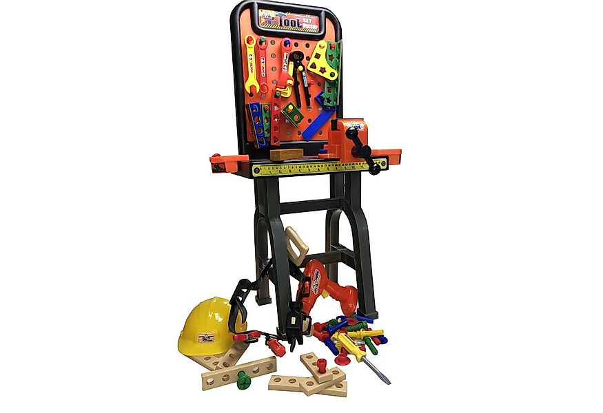 TikTakToo Spielwerkbank Kinder Werkbank mit Werkzeug und Akkuschrauber, für günstig online kaufen